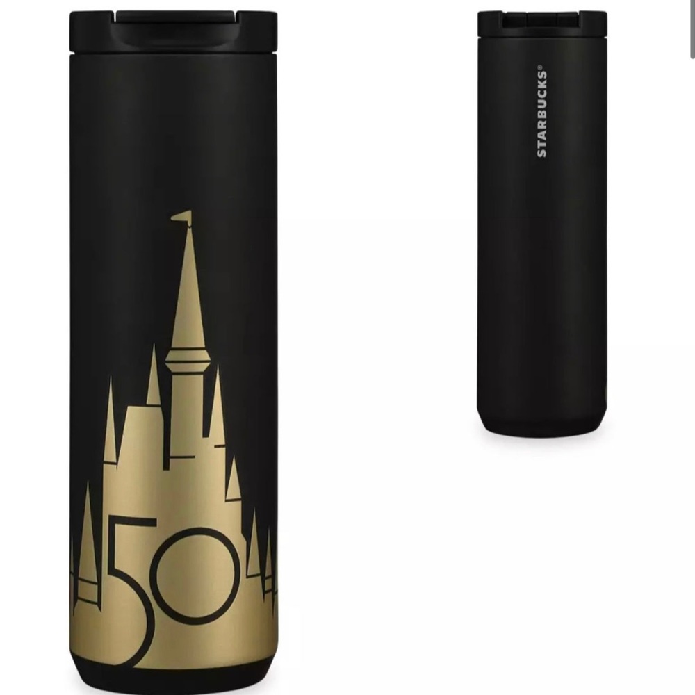 Walt‎ Disney World 50th Anniversary Starbucks Travel Tumbler